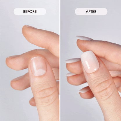 Rosy Glow Short Square • Soft Gel Press Ons - MoYou London