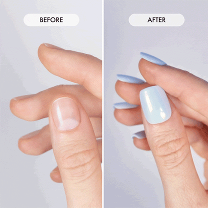 Ocean Mist Short Square • Soft Gel Press Ons - MoYou London