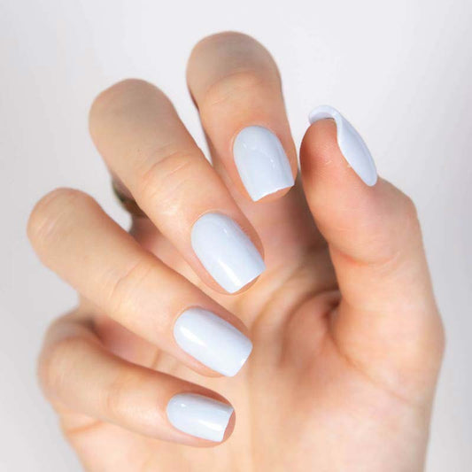 Ocean Mist Short Square • Soft Gel Press Ons - MoYou London