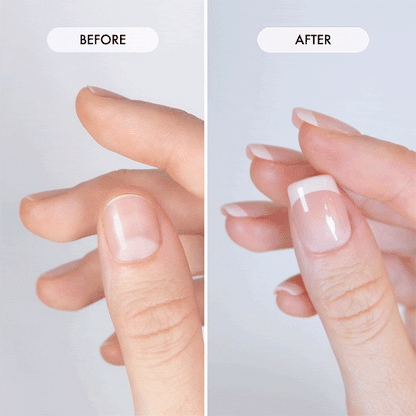 Silver Frost Medium Square • Soft Gel Press Ons - MoYou London