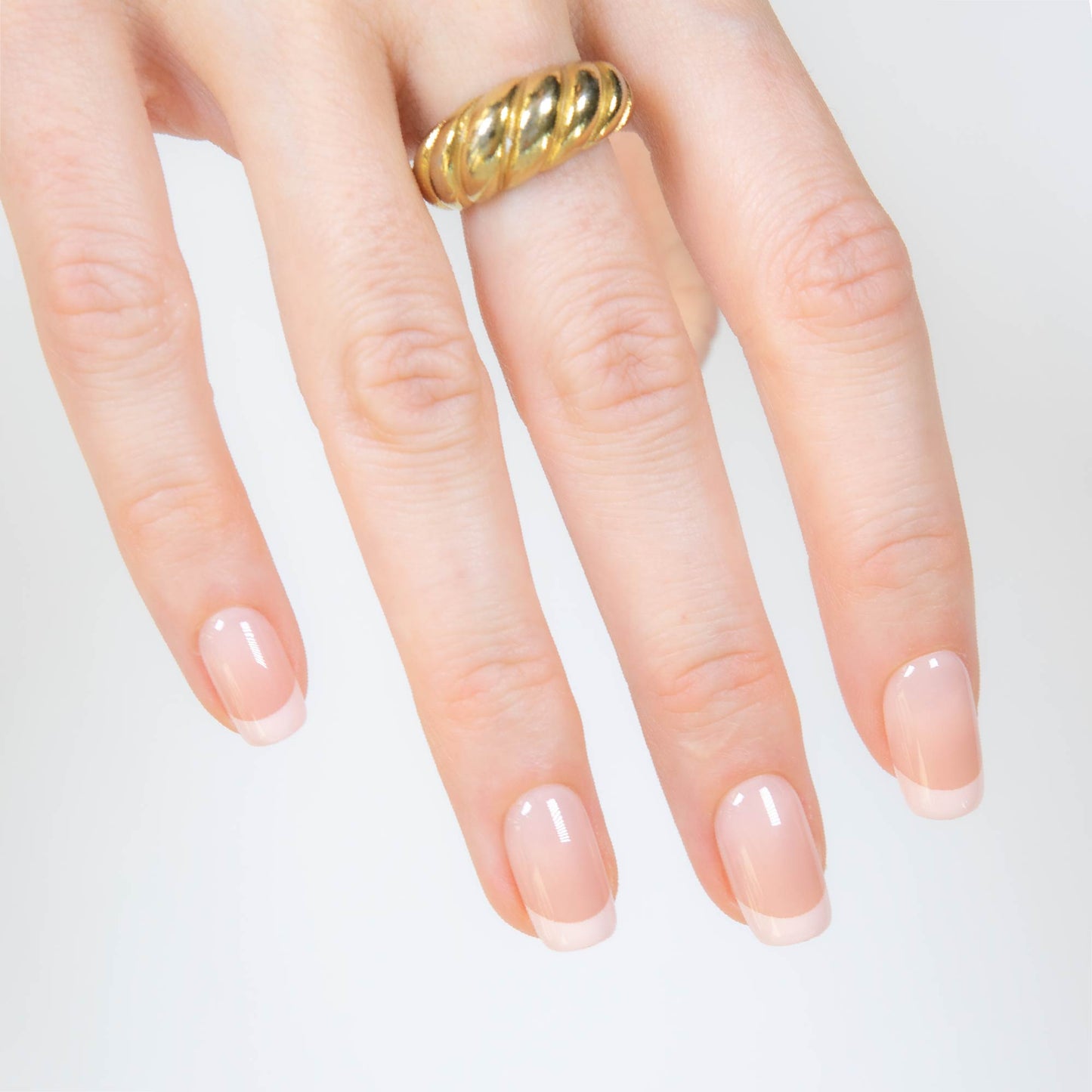 Silver Frost Medium Square • Soft Gel Press Ons - MoYou London