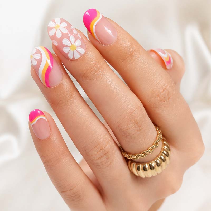 Lazy Sunday Bloom • Medium Oval