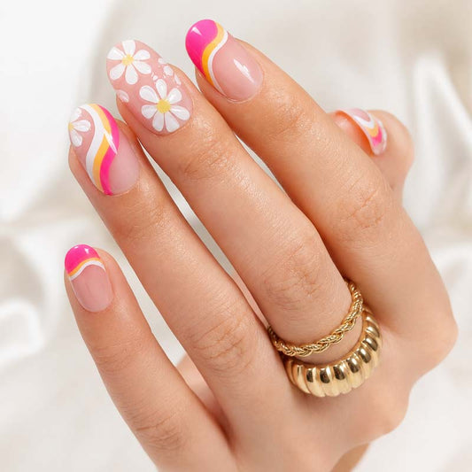 Lazy Sunday Bloom • Medium Oval
