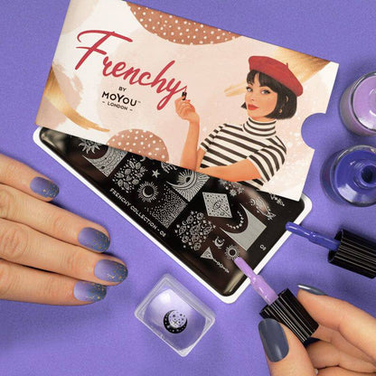 NEW Frenchy 08 ✦ Nail Stamping Plate - MoYou London
