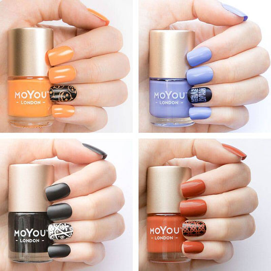 Halloween Night ★ Nail Polish Bundle Nail Art Stencil MoYou London