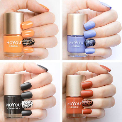 Halloween Night ★ Nail Polish Bundle Nail Art Stencil MoYou London 
