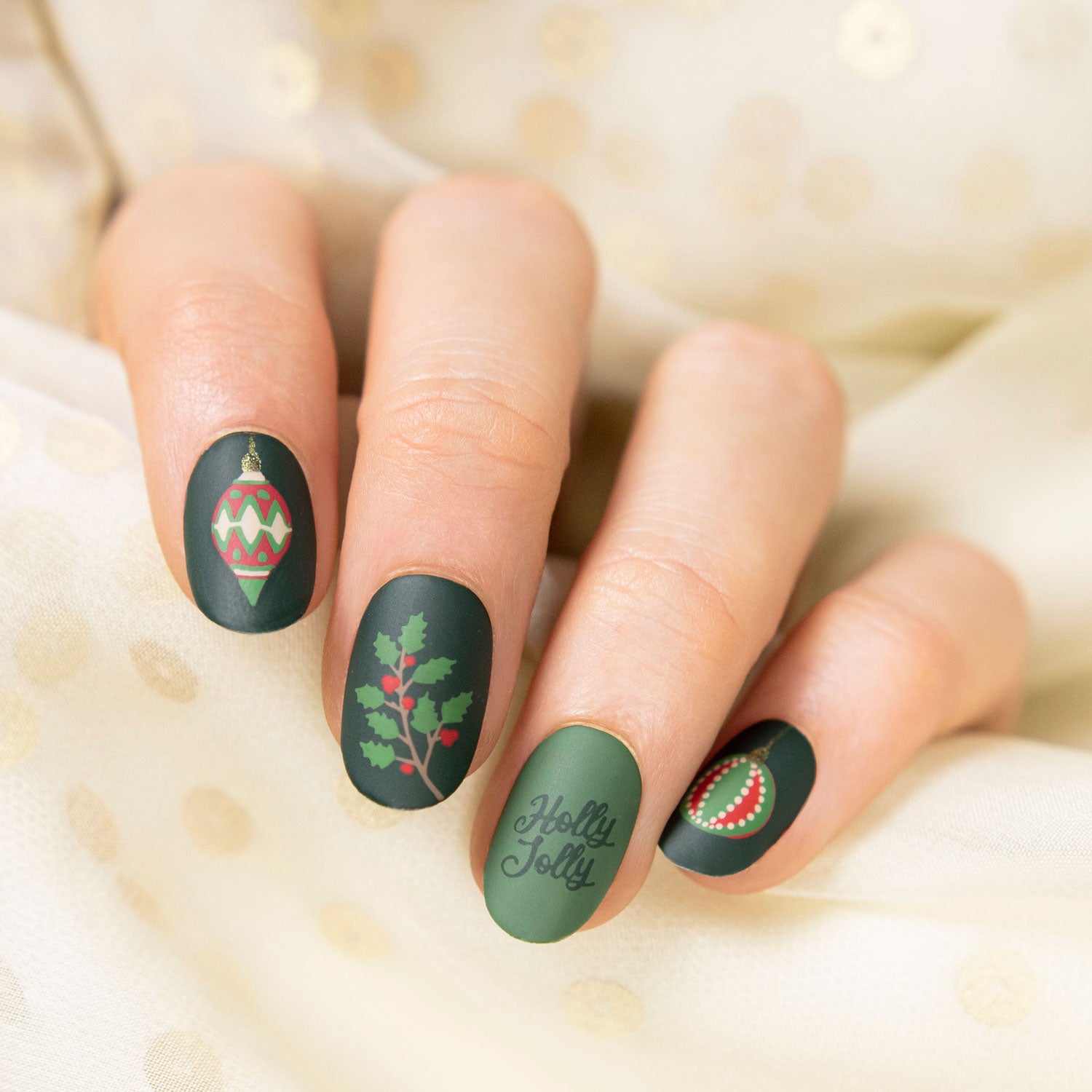 Traditional Christmas Manicure