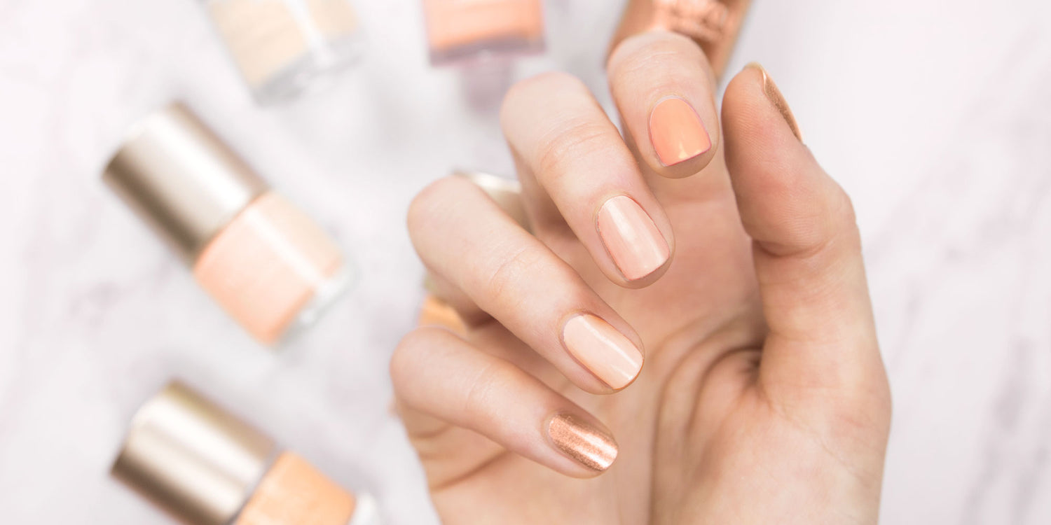 Fuzzy Peach Pantone colour of the Year 2024 Nail Polishes