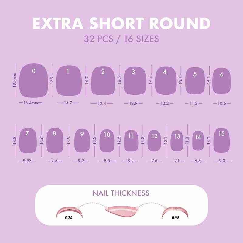 Sugar Plum Extra Short • Soft Gel Press Ons - MoYou London