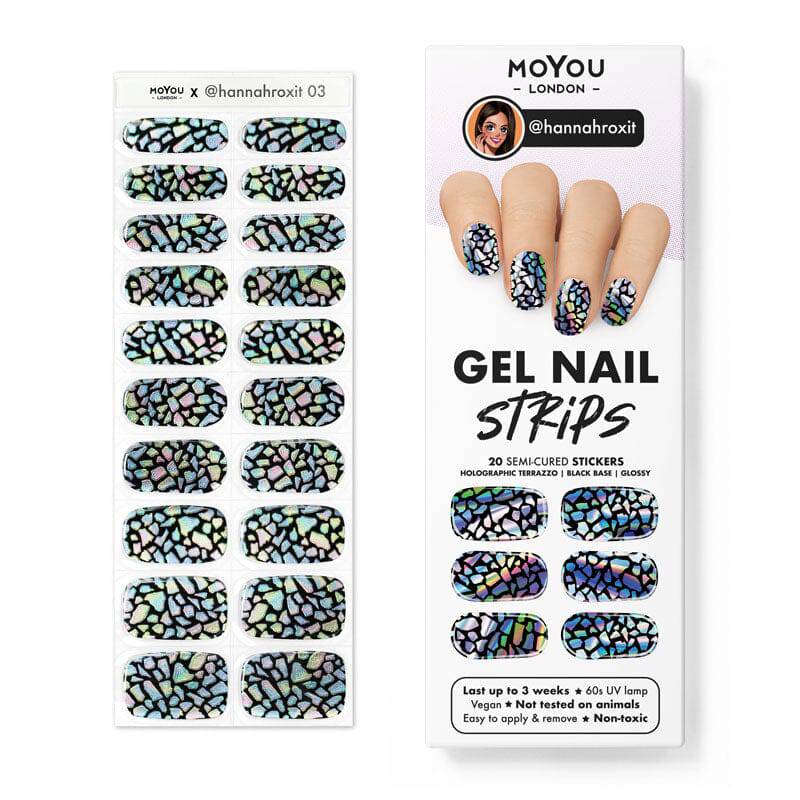 Gel Nail Strip ★ @hannahroxit 03 - MoYou London