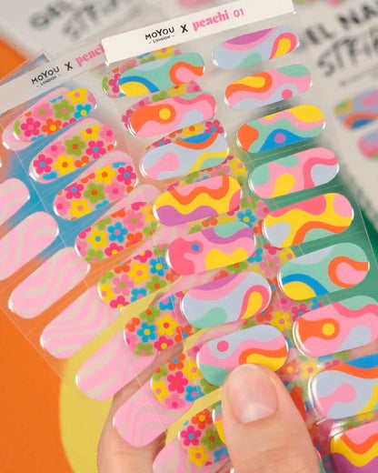 Gel Nail Strip Bundle ★ @peachinails BUNDLE Plate Bundles MoYou London 