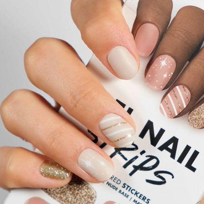 Gel Nail Strip ★ Candy Cane - MoYou London