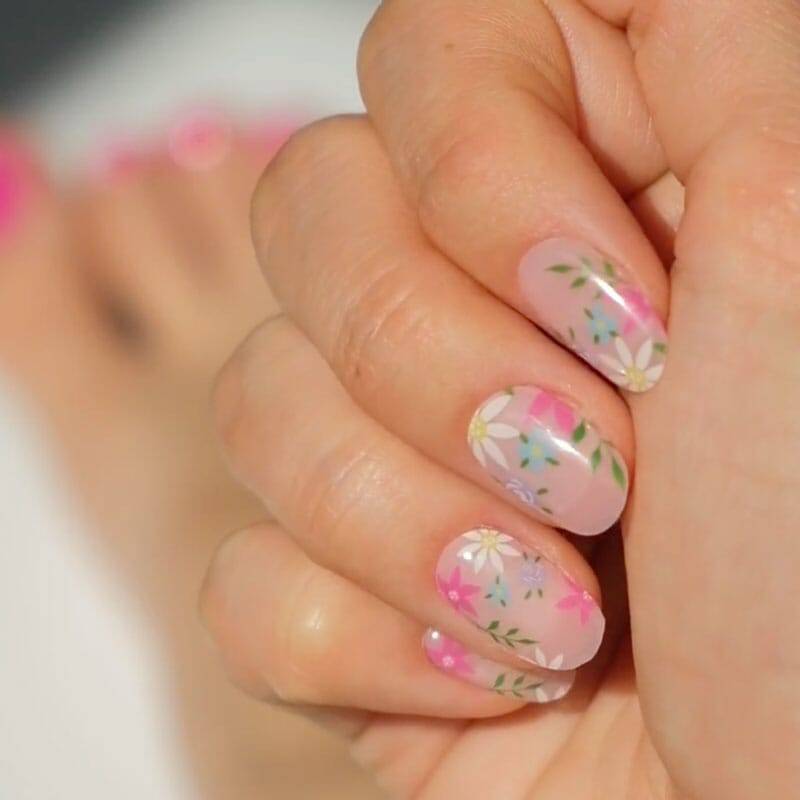 Gel Nail Strip ★ Flower Bouquet - MoYou London