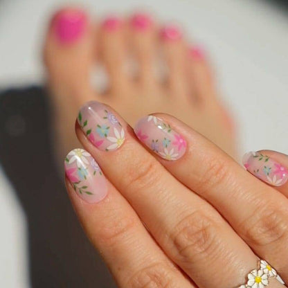 Gel Nail Strip ★ Flower Bouquet - MoYou London