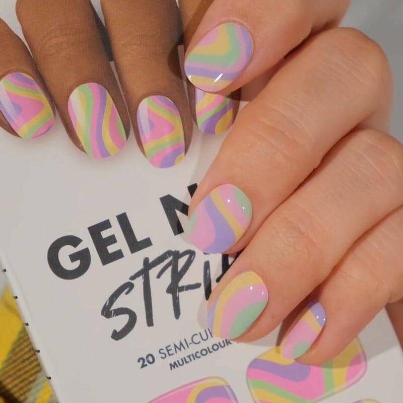Gel Nail Strip ★ Coming in Waves - MoYou London