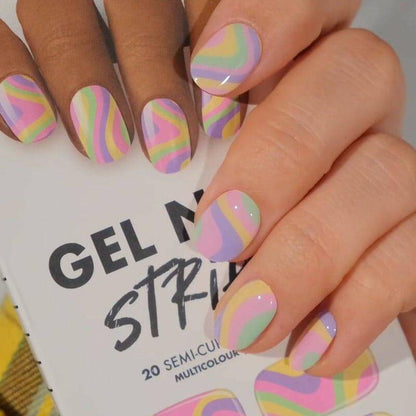 Gel Nail Strip ★ Coming in Waves - MoYou London