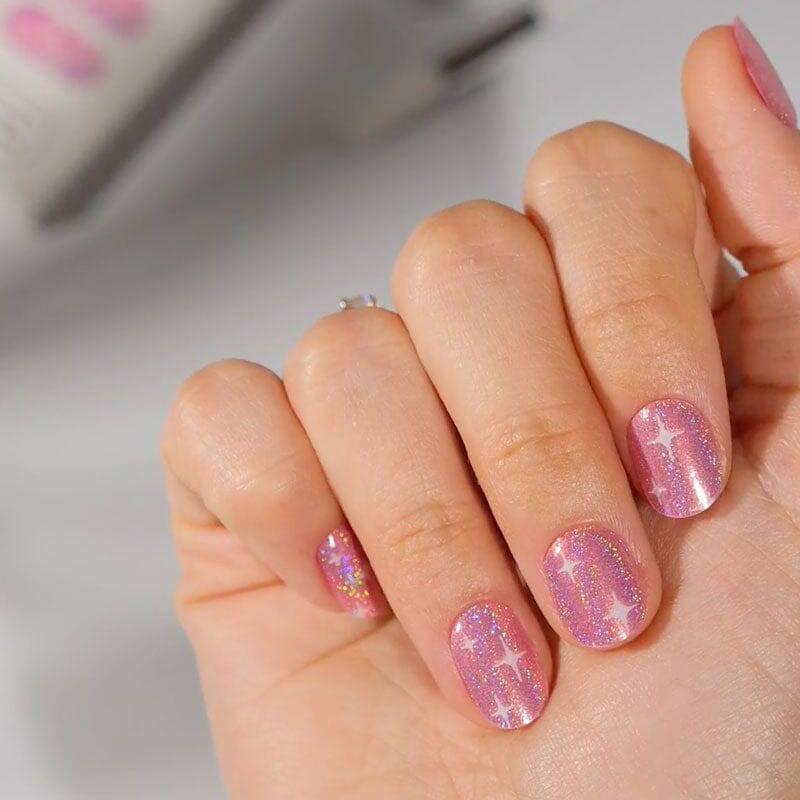 Gel Nail Strip ★ Pink Ring - MoYou London