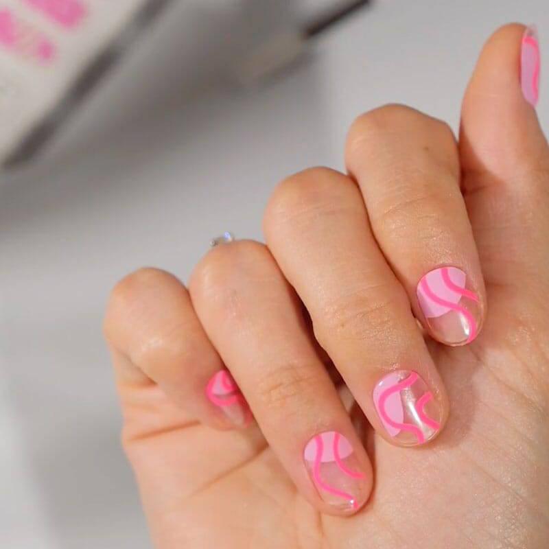 Gel Nail Strip ★ Pink is the new Black - MoYou London