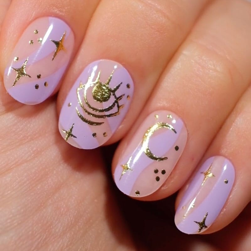 Gel Nail Strip ★ @foxicure 01 - MoYou London