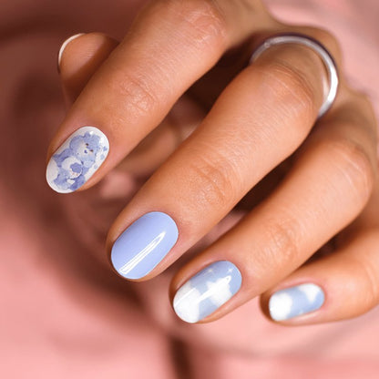Gel Nail Strip ★ CARE BEARS ★ Grumpy Bear - MoYou London