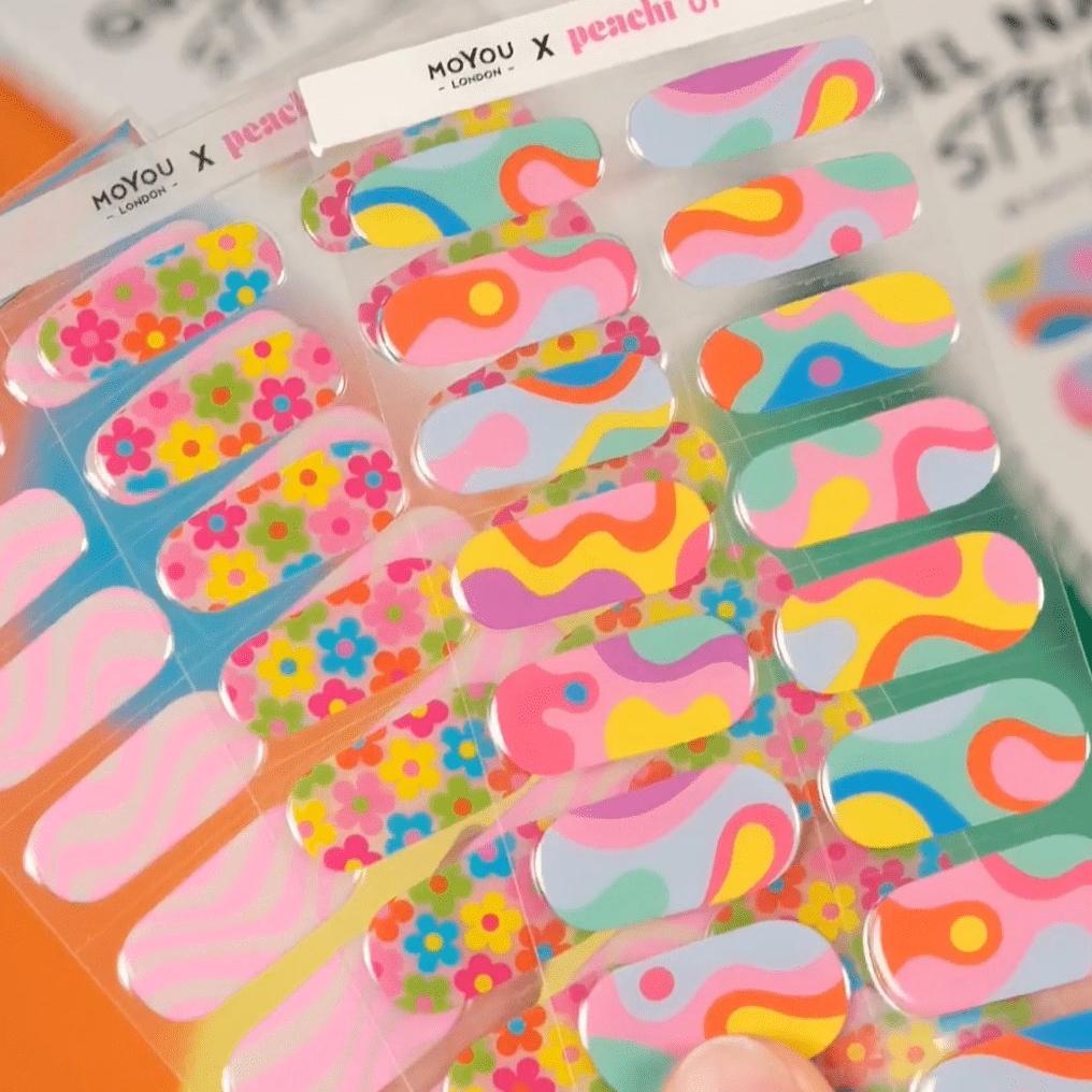 Gel Nail Strip ★ @peachinails 02 - MoYou London