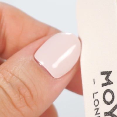 Filing any MoYou London's Gel Nail Strips excess
