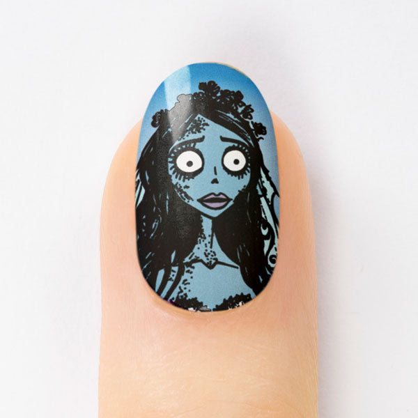 Corpse Bride Nail Art Design