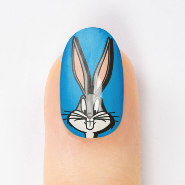 Looney Tunes Bugs Bunny Nail Art Design