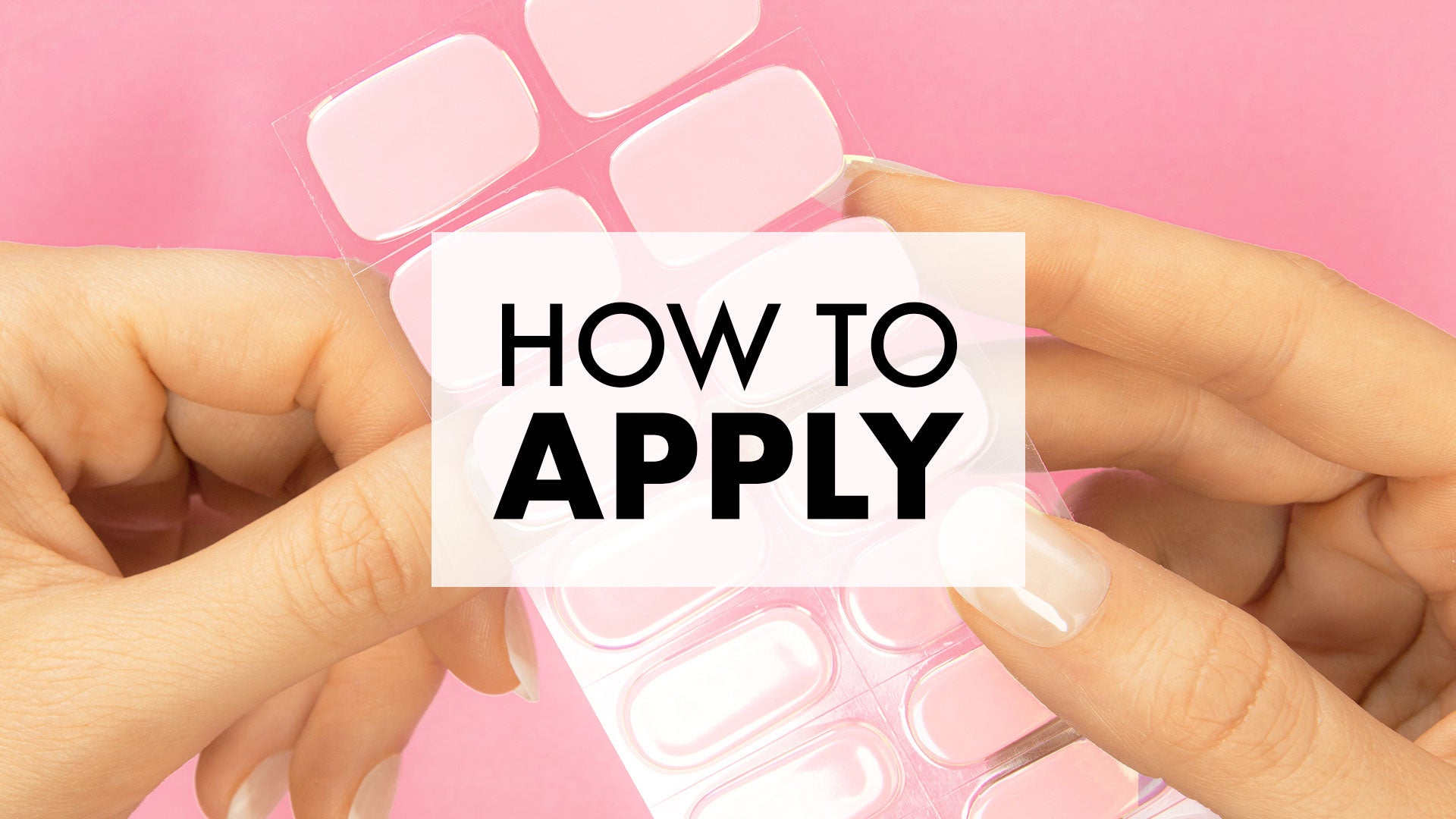 Load video: How To Apply MoYou London  Gel Nail Strips Tutorial