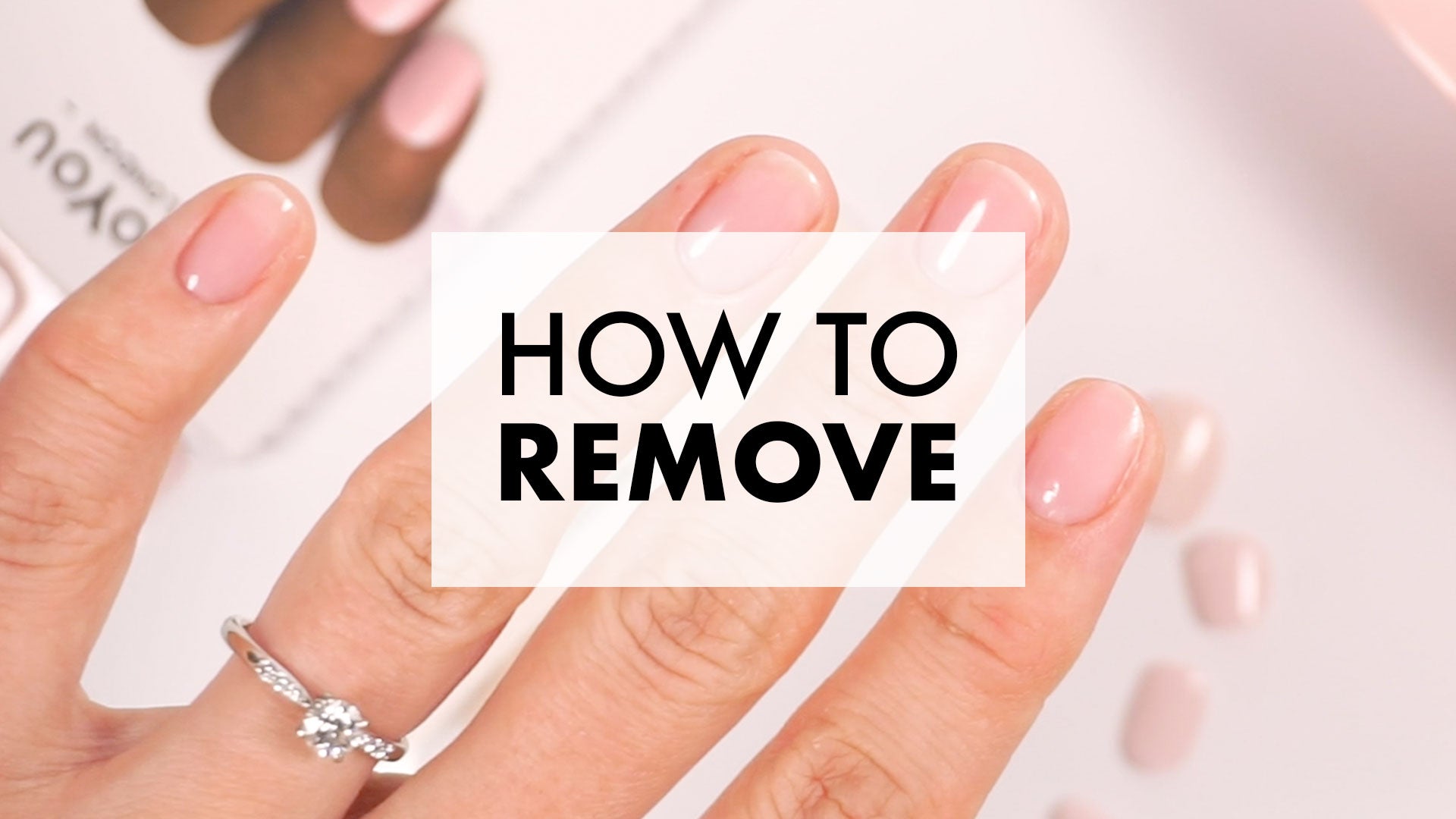 Load video: How To Remove MoYou London  Gel Nail Strips Tutorial