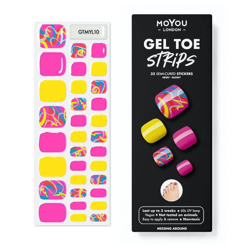 Gel Strip Bundle ★ Messing Around Gel Nail Wraps MoYou London 