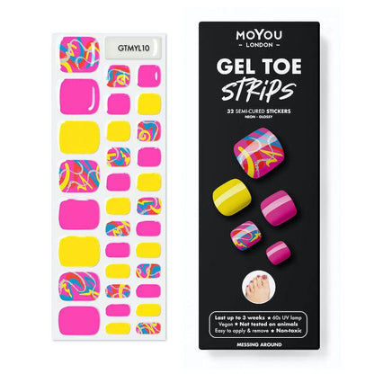Gel Strip Bundle ★ Messing Around Gel Nail Wraps MoYou London 