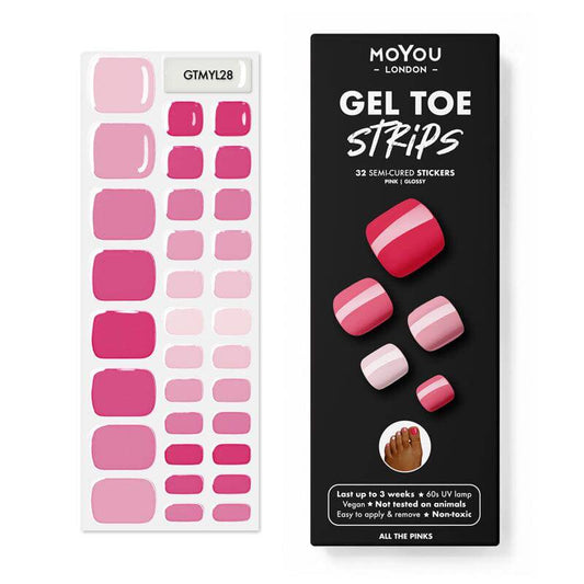 Gel Toe Strip ★ All the Pinks - MoYou London