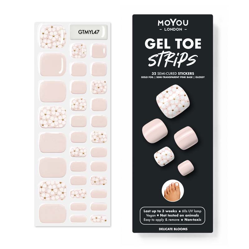 Gel Toe Strip ★ Delicate Blooms - MoYou London
