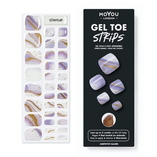 Gel Toe Strip ⭐️ ⭐️ ⭐️ Amethyst Allure - MoYou London