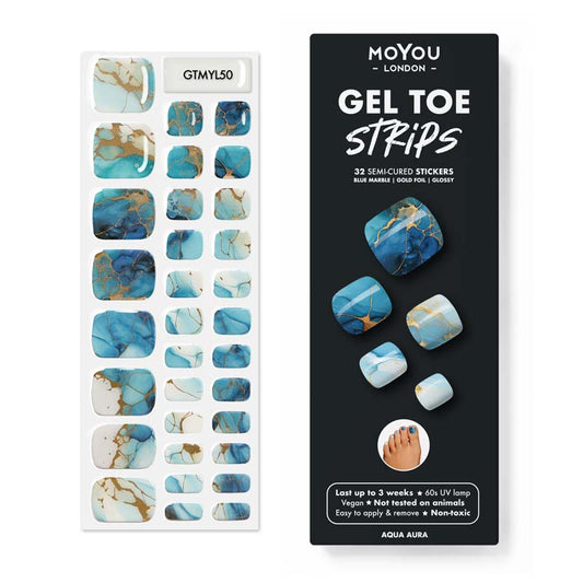 Gel Toe Strip ⭐️ ⭐️ ⭐️ Aqua Aura - MoYou London