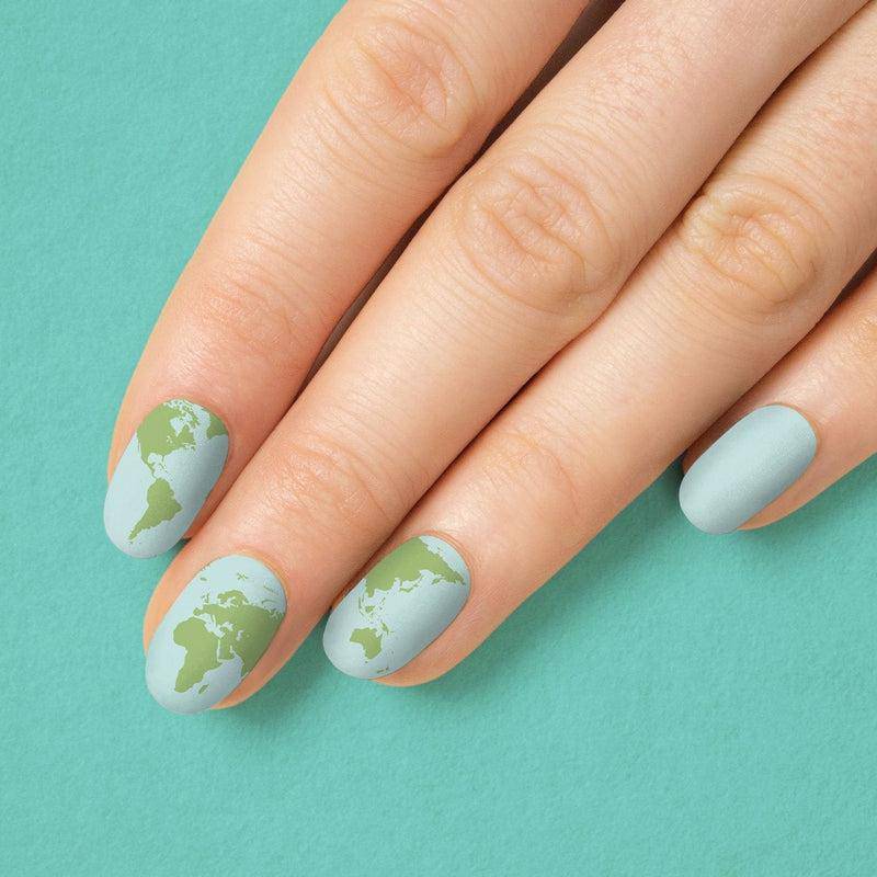What the Plate 01 ✦ Earth Day Nail Stamping Plate - MoYou London