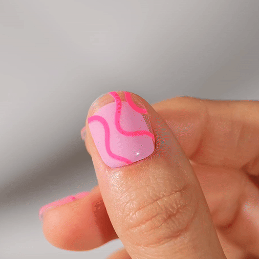 Gel Nail Strip ★ Pink is the new Black - MoYou London