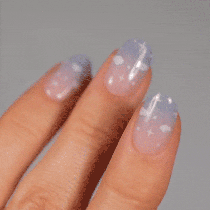 Gel Nail Strip ★ Passing Clouds - MoYou London