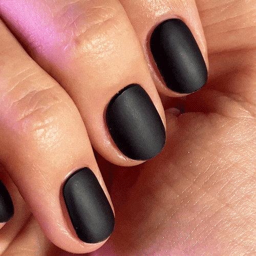 Gel Nail Strip ★ Blackout ★ Matte Effect - MoYou London