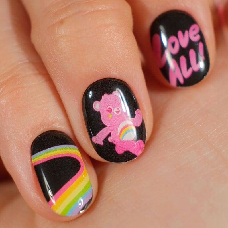 Gel Nail Strip ★ CARE BEARS ★ LOVE ALL - MoYou London