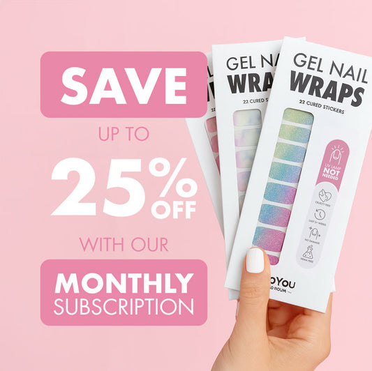 NON UV GEL WRAP MONTHLY SUBSCRIPTION