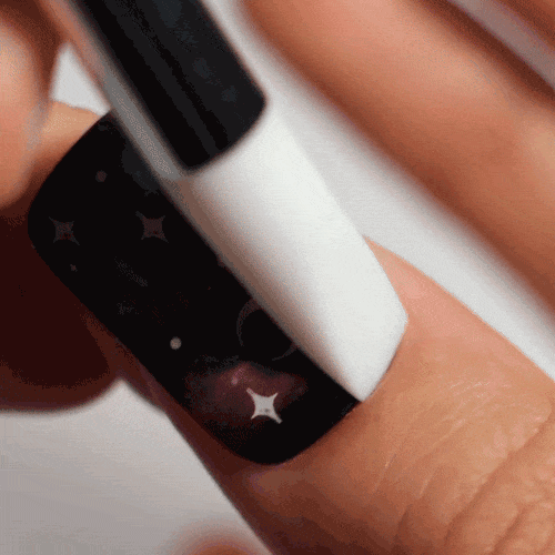 Double-Sided Silicone-Head Stick applicator for gel polish stickers by MoYou London