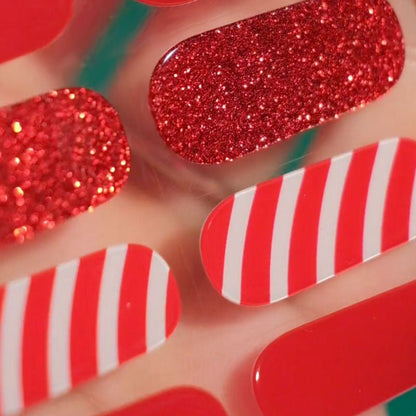 Gel Nail Strip ★ Peppermint Glam - MoYou London