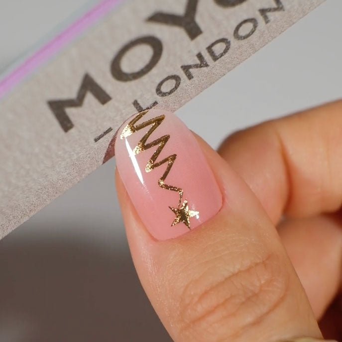 Gel Nail Strip ★ Starlit Pines - MoYou London