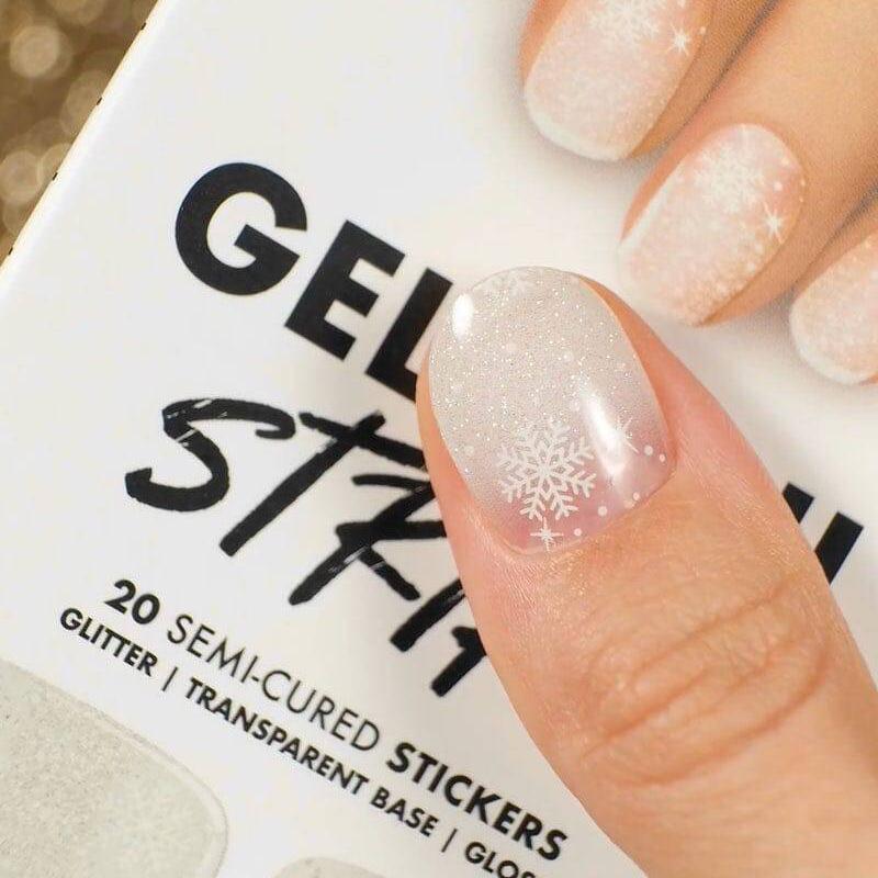 Gel Nail Strip ★ Snow Fall - MoYou London