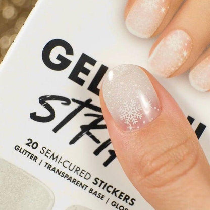 Gel Nail Strip ★ Snow Fall - MoYou London