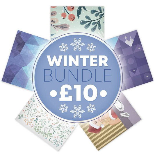 Winter Plate Bundle ★ £10 ONLY! Nail Art Stencil Bundles MoYou London 