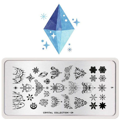 Crystal 09 ✦ Nail Stamping Plate - MoYou London