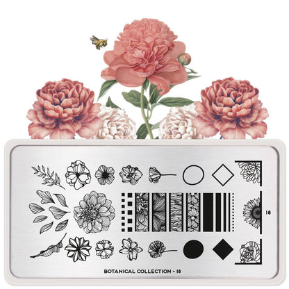 Botanical 18 ✦ Nail Stamping Plate - MoYou London